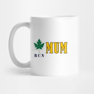 Bold design for anyone whose Mum or Dad serves in the Canadian Armed Forces Mug